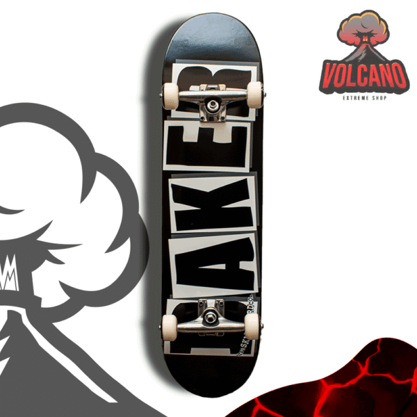 Patineta Baker Skateboards, Classic Black Logo #8.25