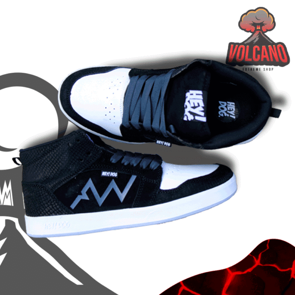 Tenis Hey Dog K Nine Negro Blanco