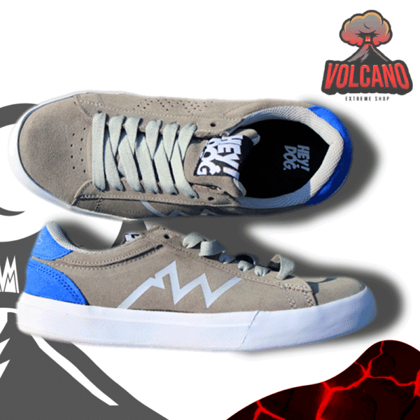 Tenis Hey Dog Bravo Gris Azul