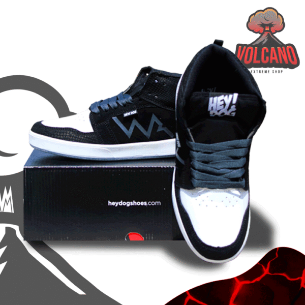 Tenis Hey Dog K Nine Negro Blanco