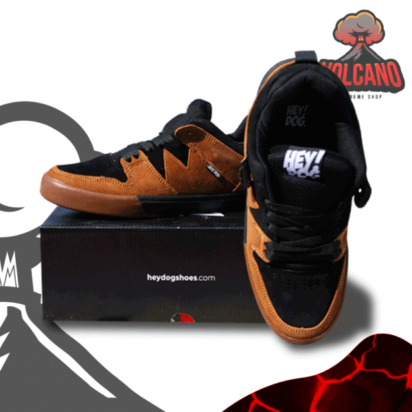 Tenis Hey Dog Husky Camel Negro