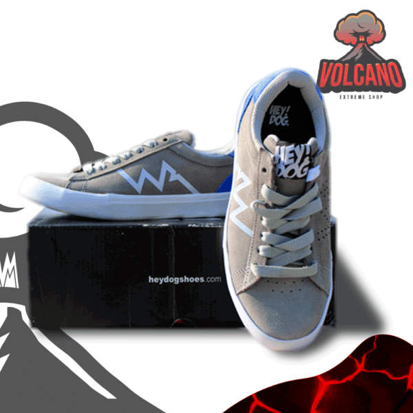 Tenis Hey Dog Bravo Gris Azul