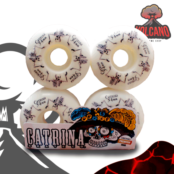 Ruedas Catrina 54 mm, modelo "Hasta la Muerte"