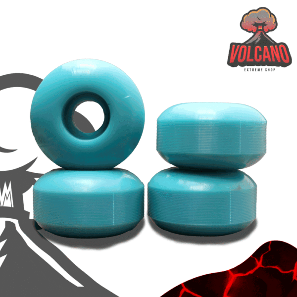 Ruedas Azules Lisas 52 mm