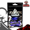 Juego de 8 Tornillos Vulkan Negros con Morado